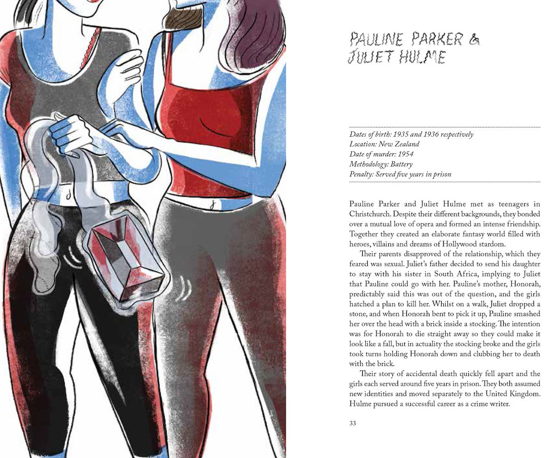 Women Who Kill illustrated by Sarah Tanat Jones