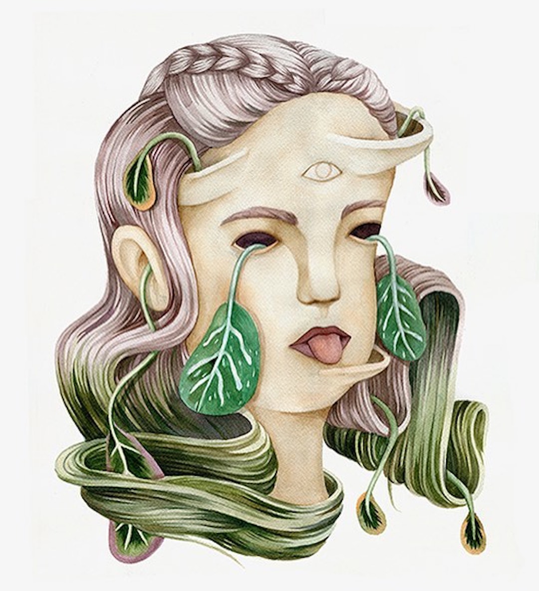 Surreal paintings by Andrea Wan