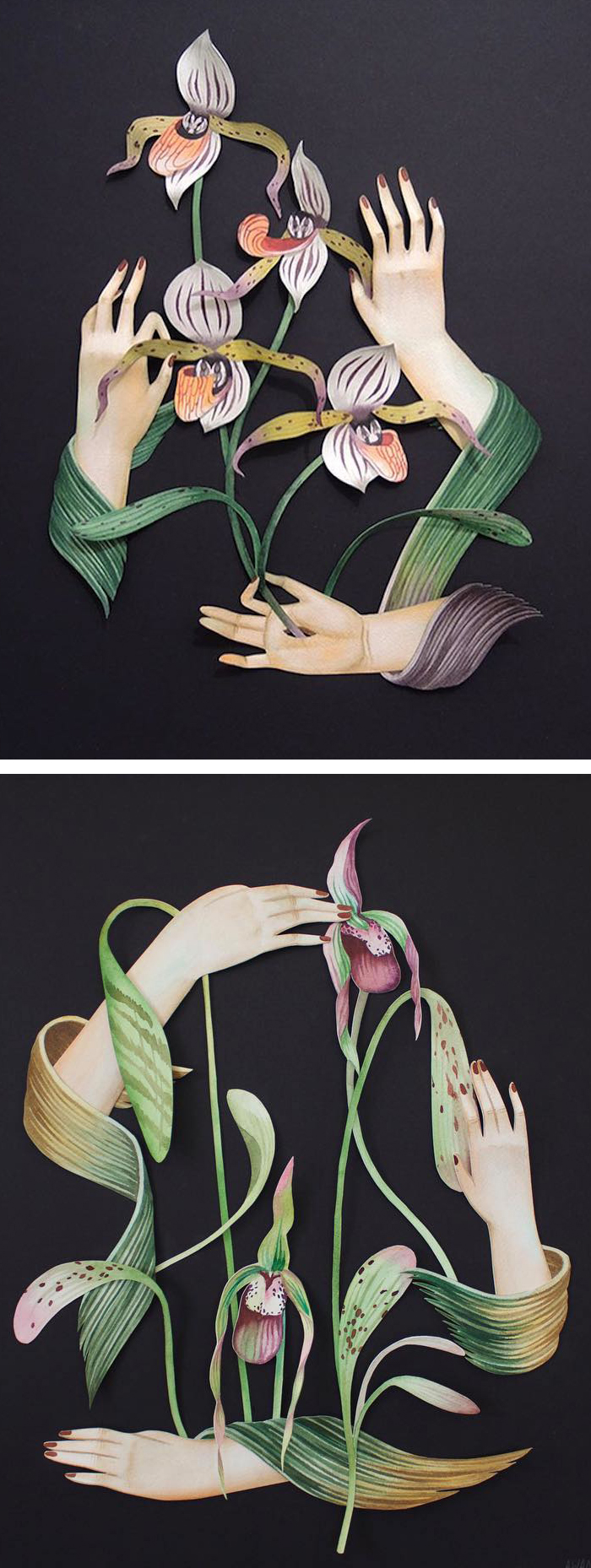 Paper art by Andrea Wan