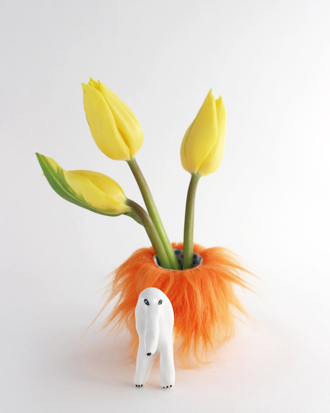 Eleonor Bostrom ceramic dog sculptures