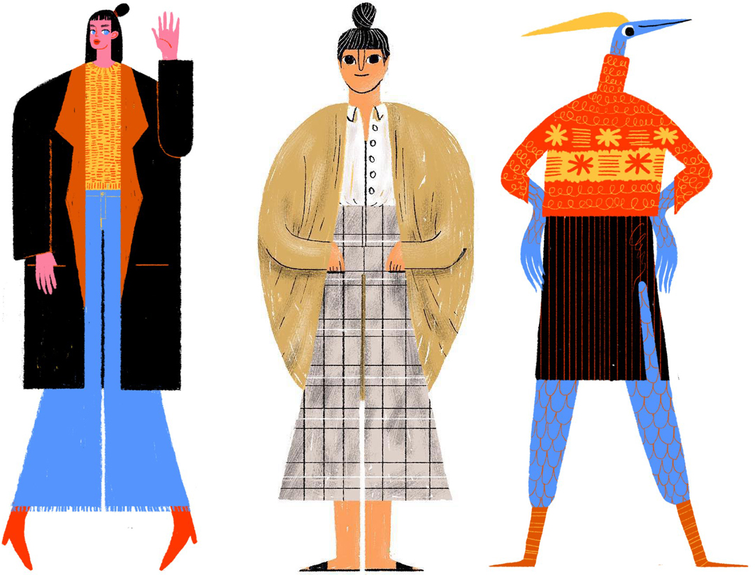 Kimberlie Wong digital illustrations