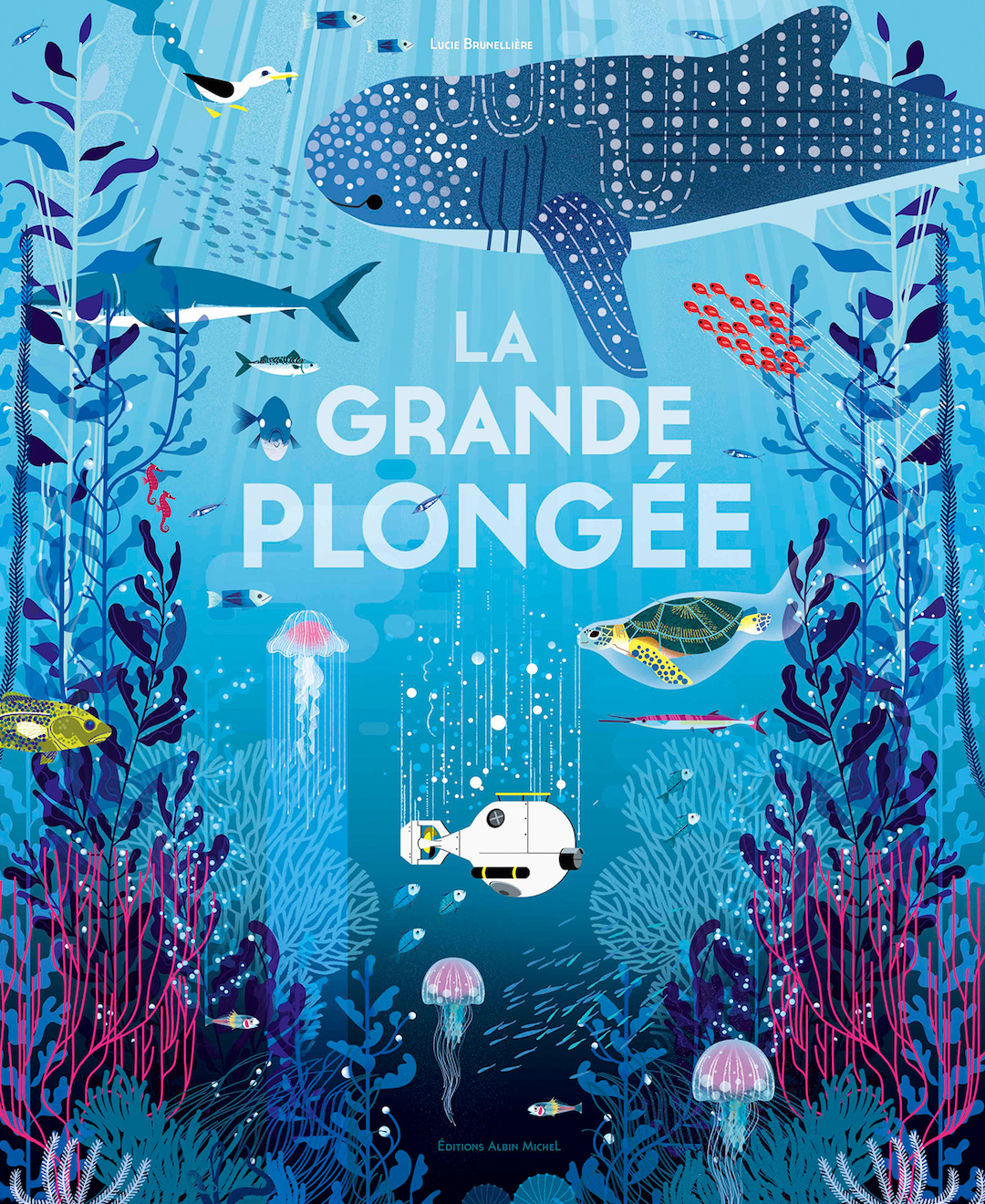 Ocean Illustration by Lucie Brunellière