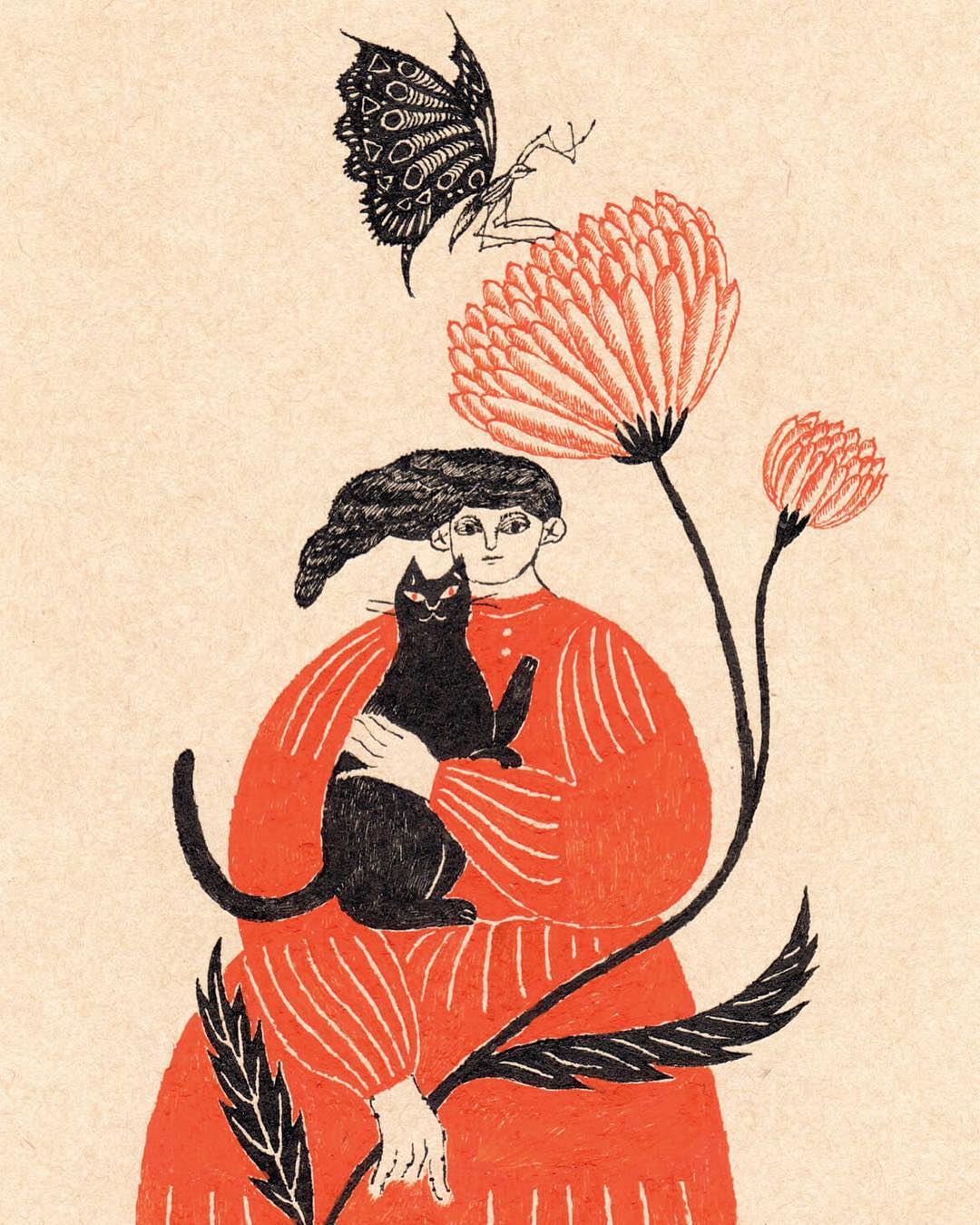 Surreal illustrations by Sanae Sugimoto