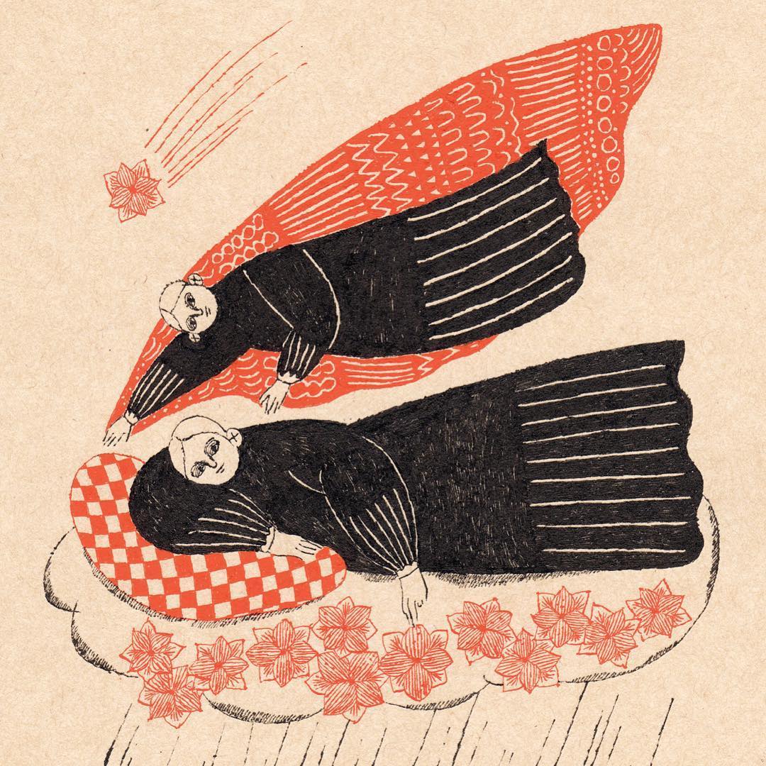 Surreal illustrations by Sanae Sugimoto
