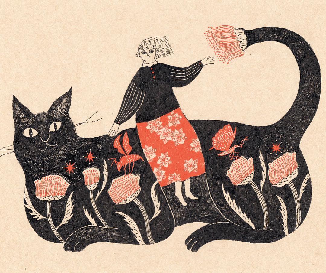 Surreal illustrations by Sanae Sugimoto