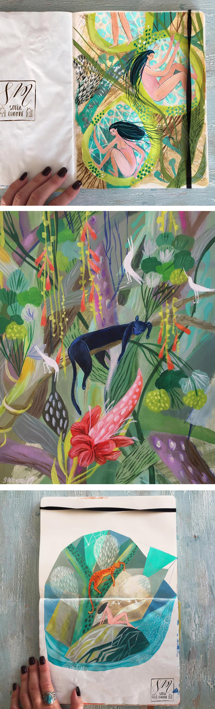 Jungle illustration by Sofia Moore