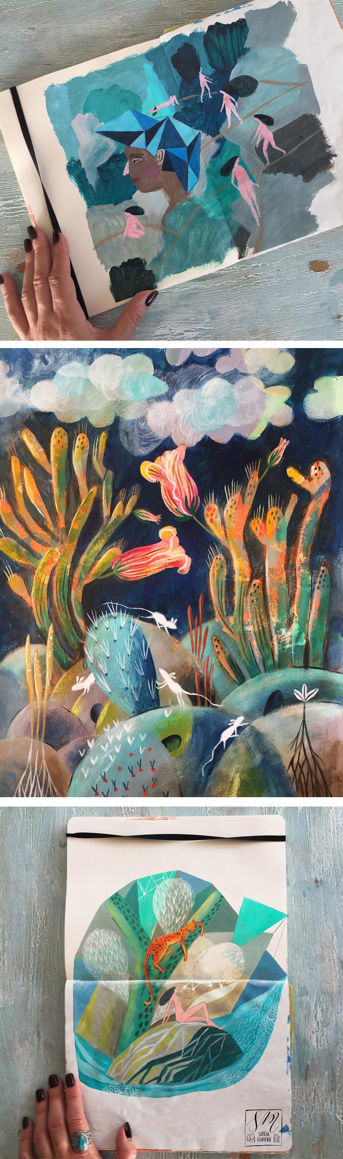 Jungle illustration by Sofia Moore