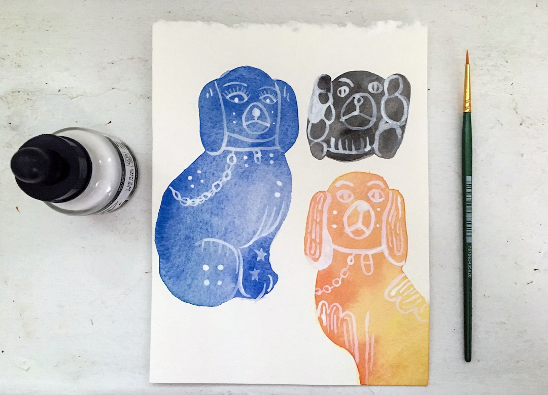 White Pen Art