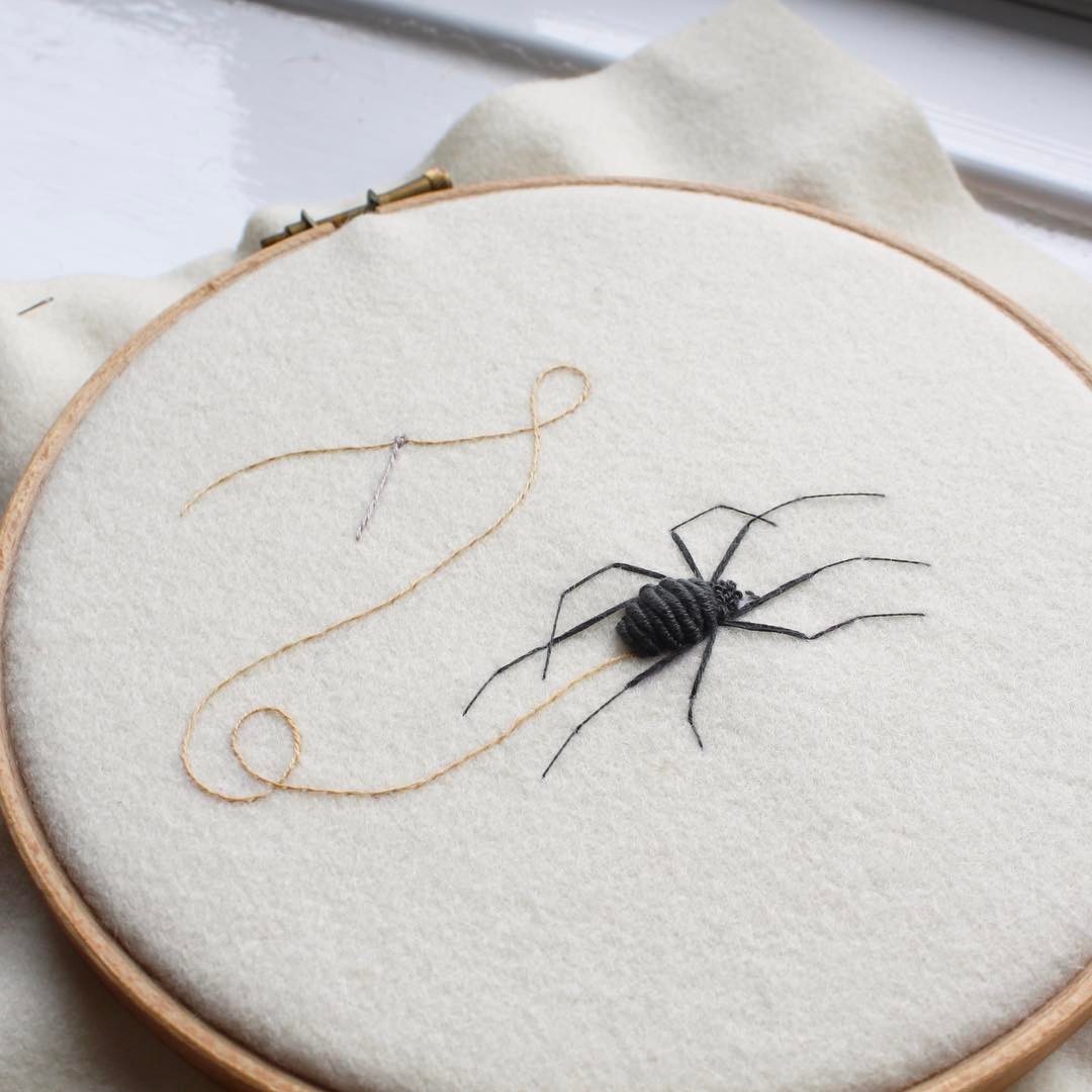 Insect Embroidery by Adam Pritchett