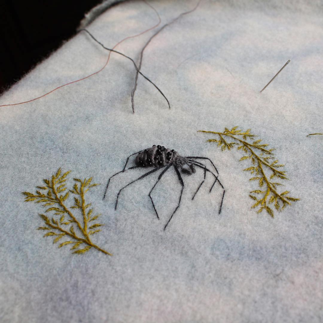 Insect Embroidery by Adam Pritchett