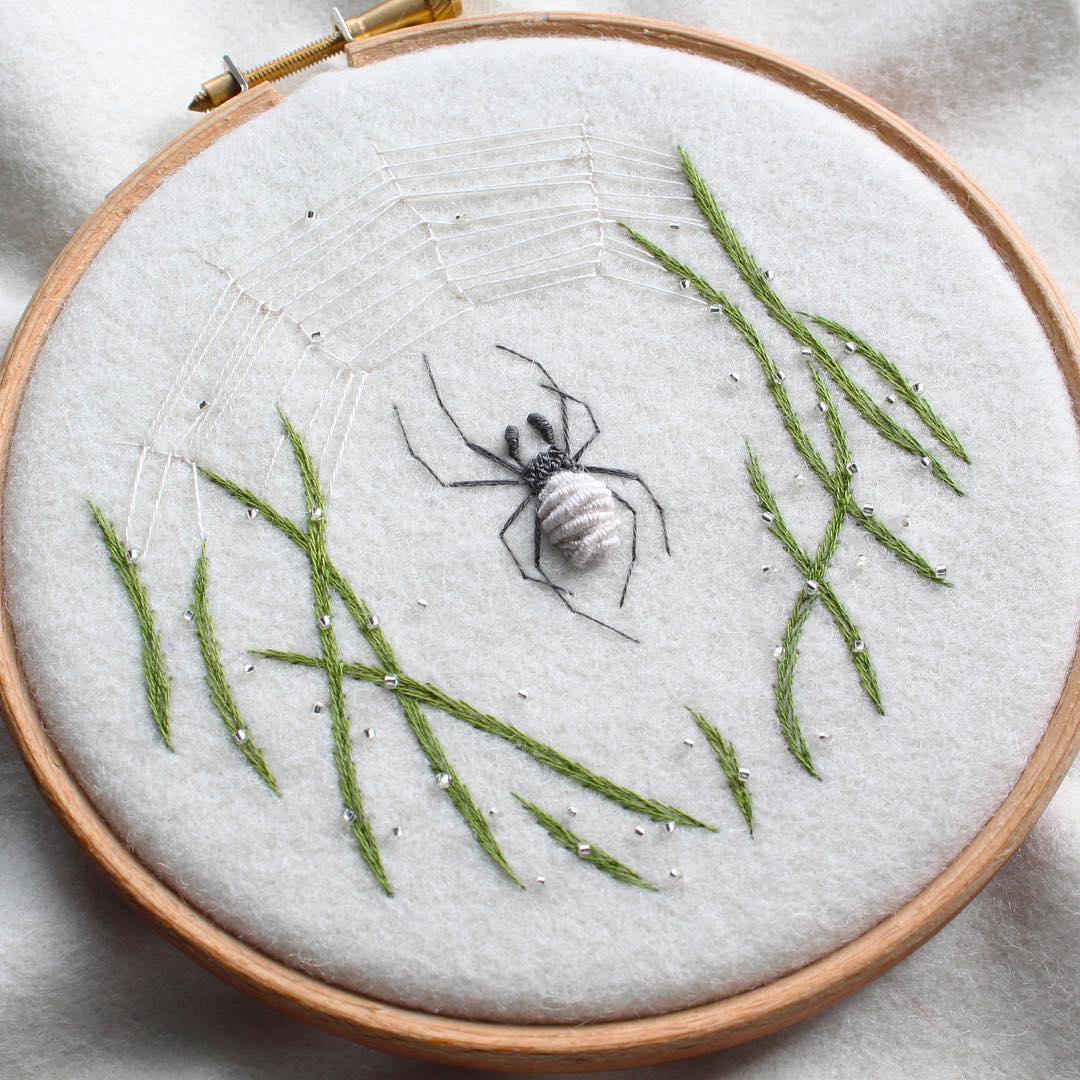 Insect Embroidery by Adam Pritchett