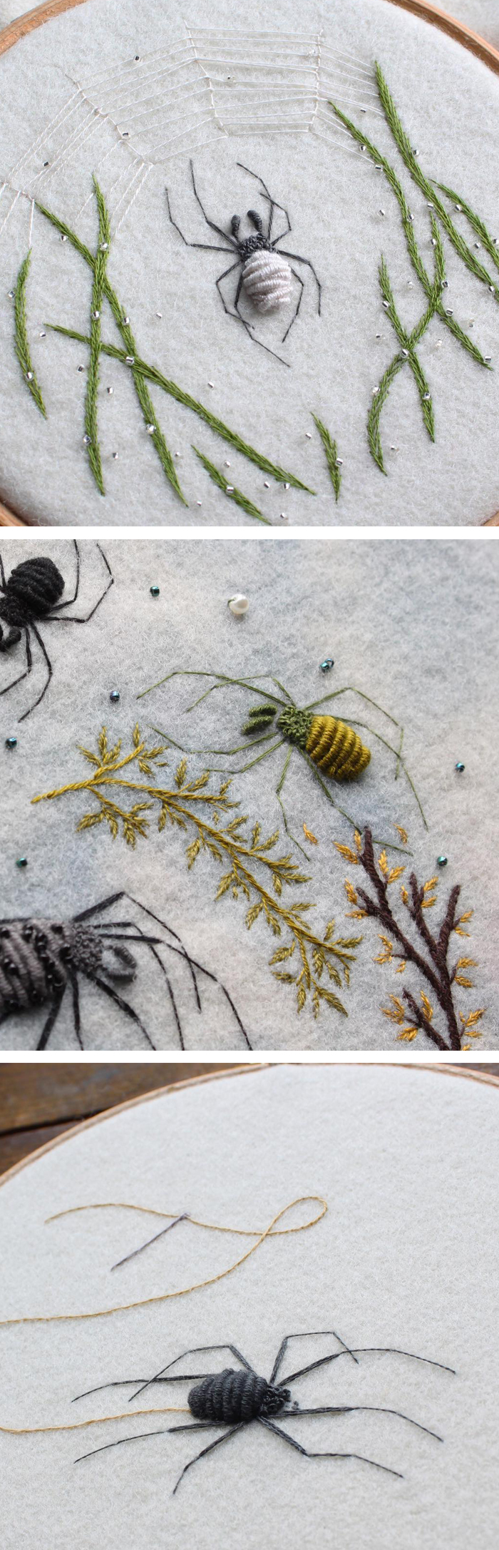 Insect Embroidery by Adam Pritchett