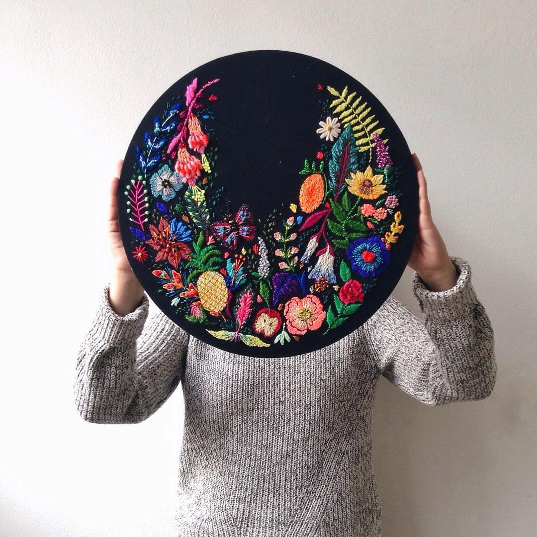 Embroidery by Jo Jiménez