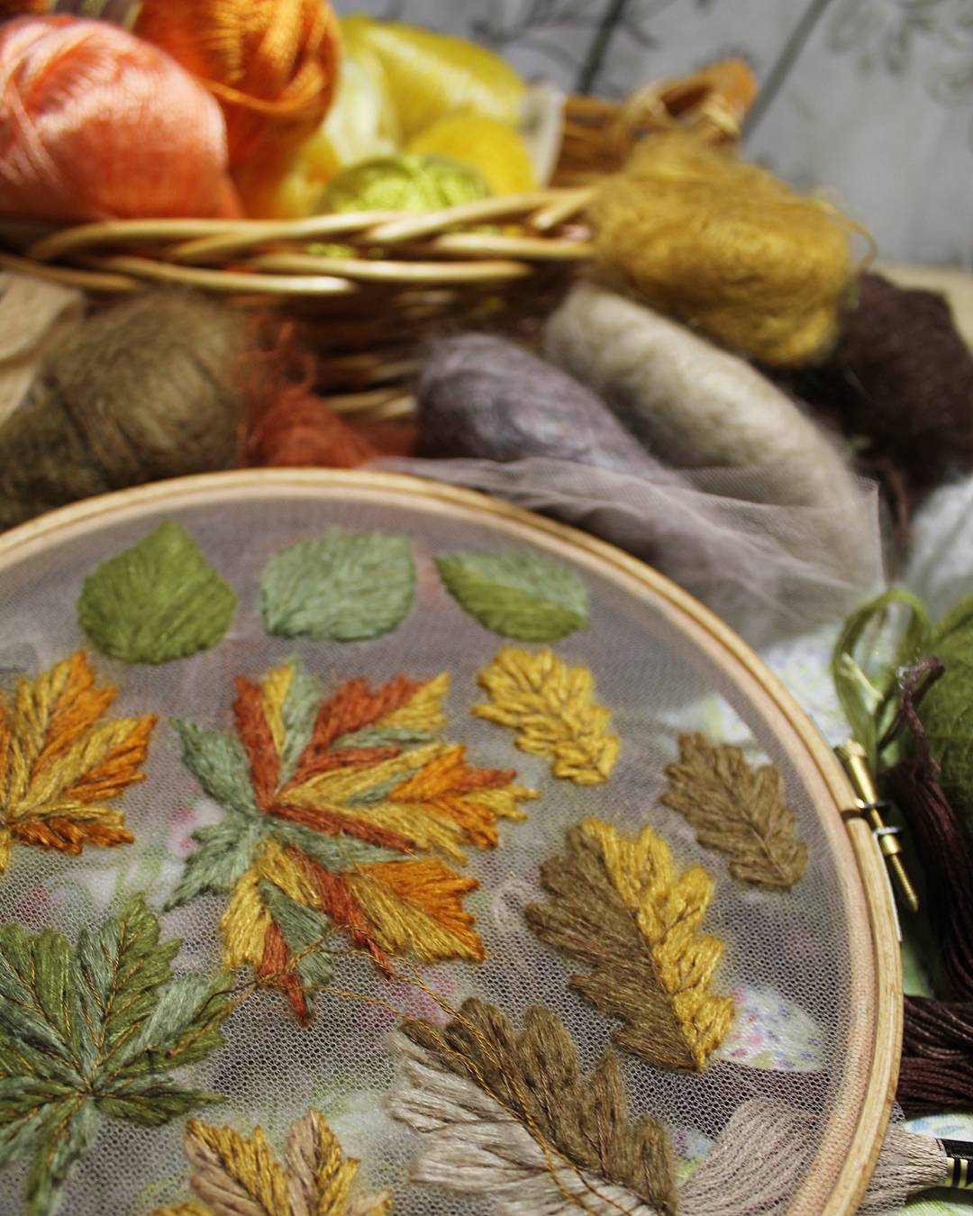 Tulle Embroidery by Krista Decor