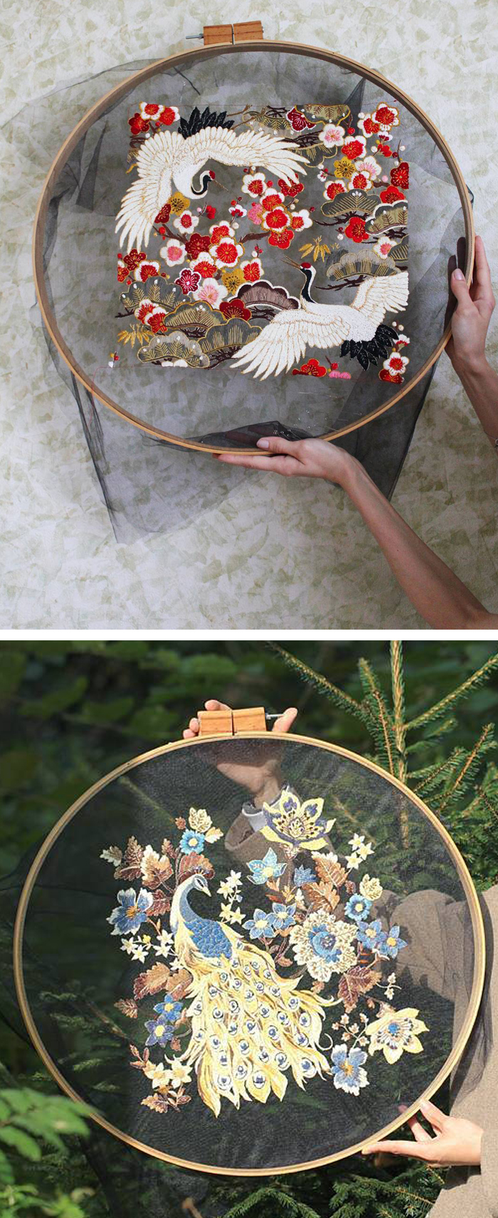 Tulle Embroidery by Krista Decor