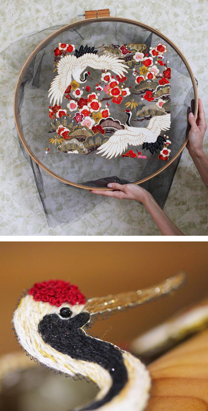 Tulle Embroidery by Krista Decor