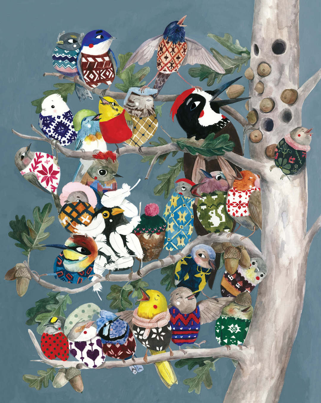 Bird illustrations by Lihie Jacob