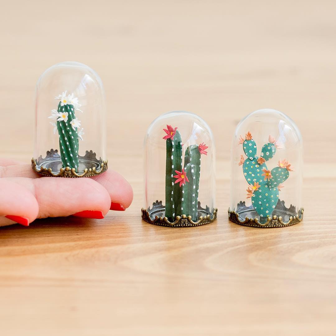 Miniature paper sculptures by Raya Sader Bujana