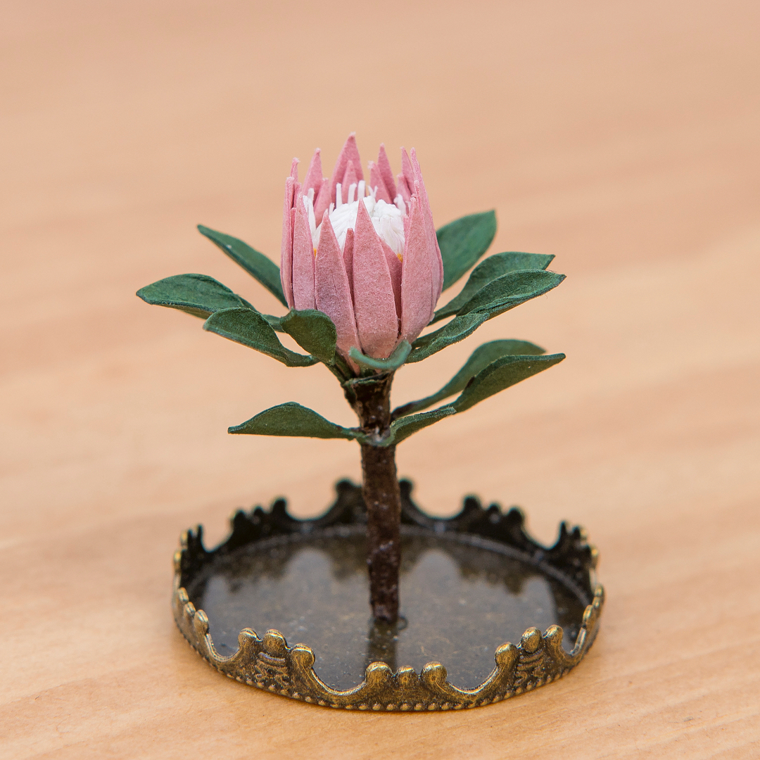 Tiny paper plants by Raya Sader Bujana