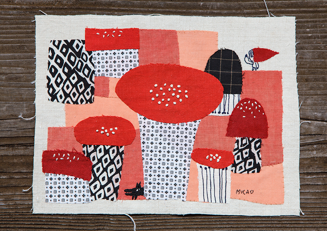 Appliqué illustrations by Mika Hirasa