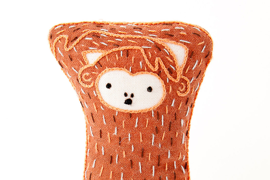 Hand embroidery kits by Kiriki Press