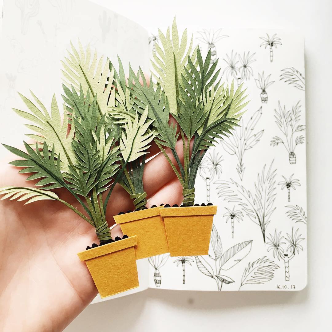 Paper plants by Lissova Craft