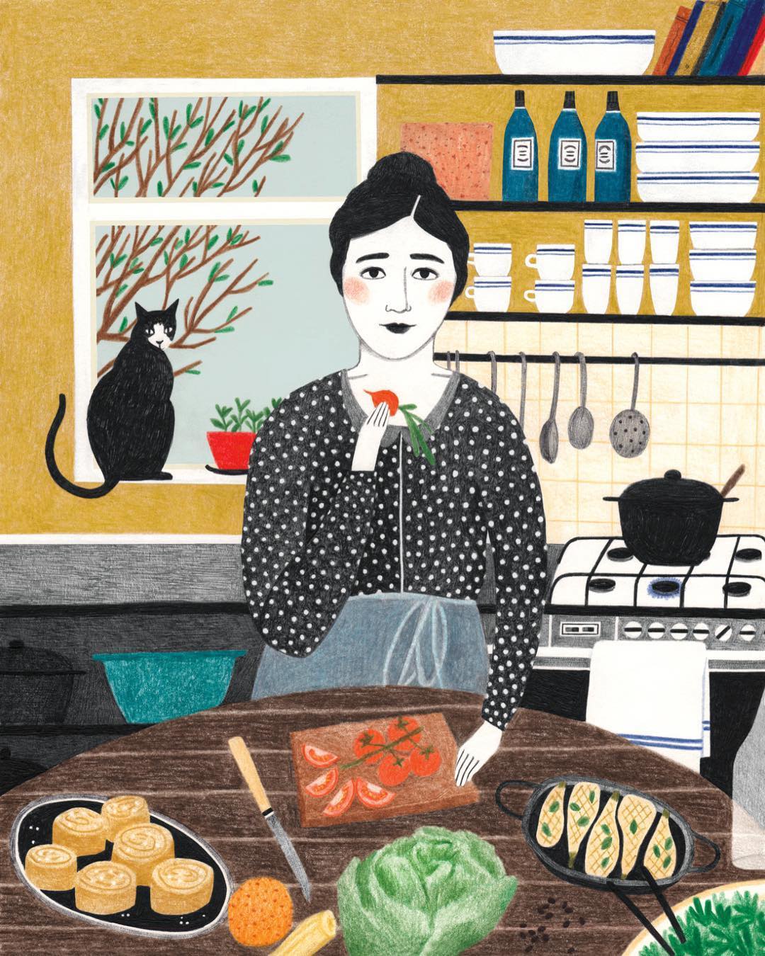 Illustration work by Lieke van der Vorst 