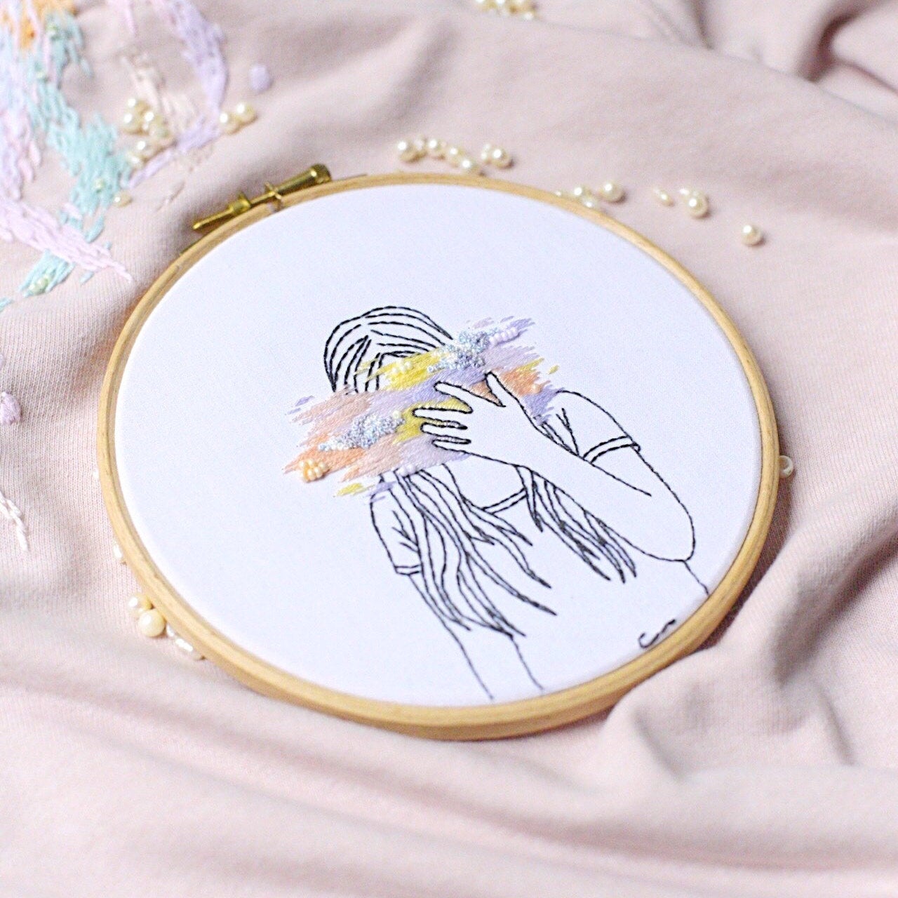 Downloadable embroidery pattern