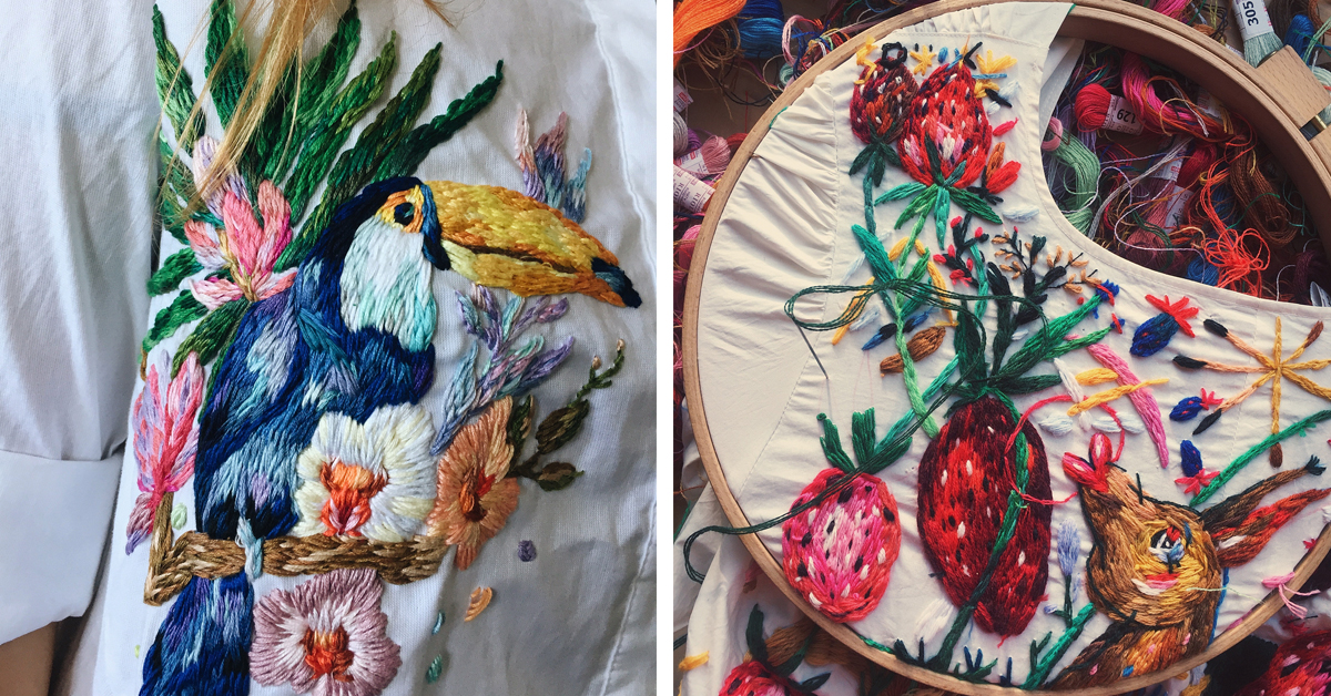 Embroidered Clothing Turns Ordinary Garments Into Wearable Art