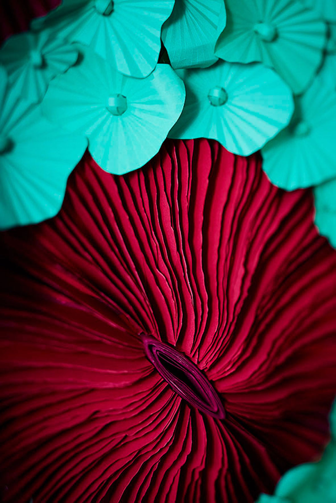 Cut paper sculpture by Mlle Hipolyte