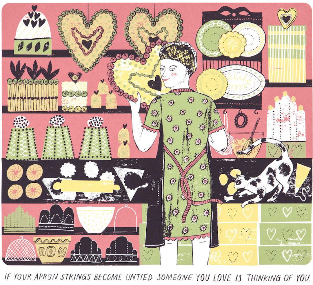 Screen print by Alice Pattullo