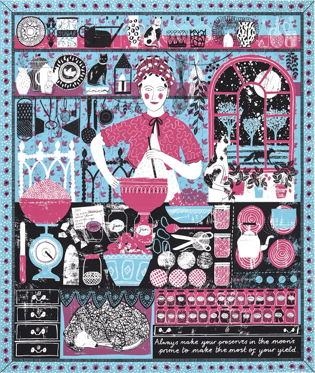 Screen print by Alice Pattullo