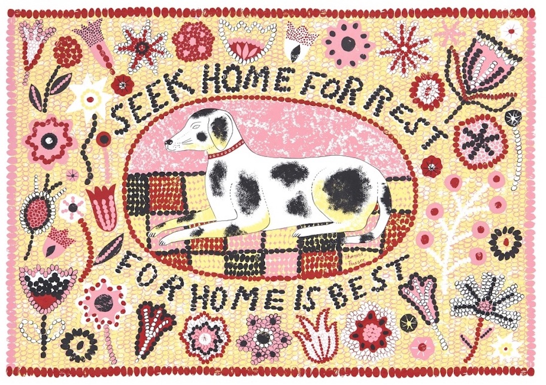 Screen print by Alice Pattullo