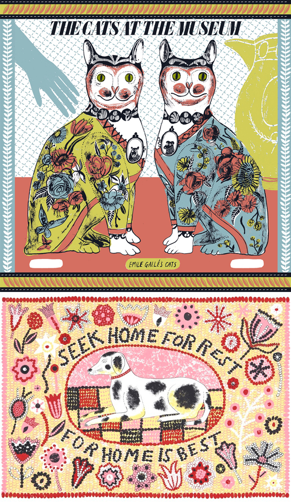 Screen prints by Alice Pattullo