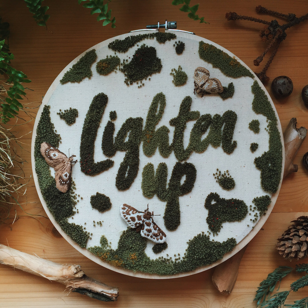 Embroidery hoop art by Hygge by Nikitina