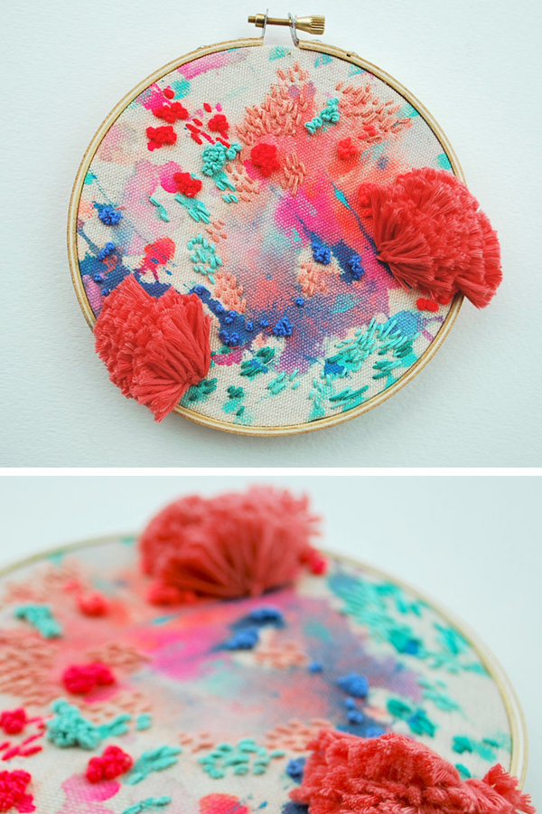 Hand embroidery by Katy Biele