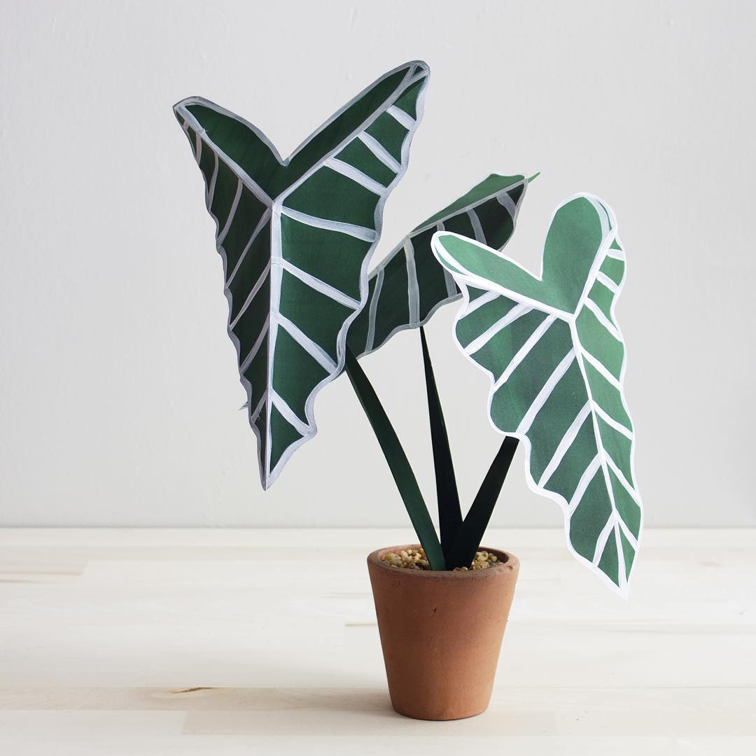 Paper plant crafted by Corrie Beth Hogg