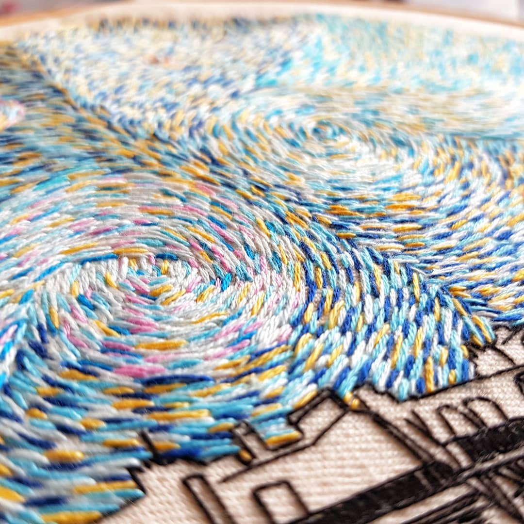 Travel embroidery by Charles Henry