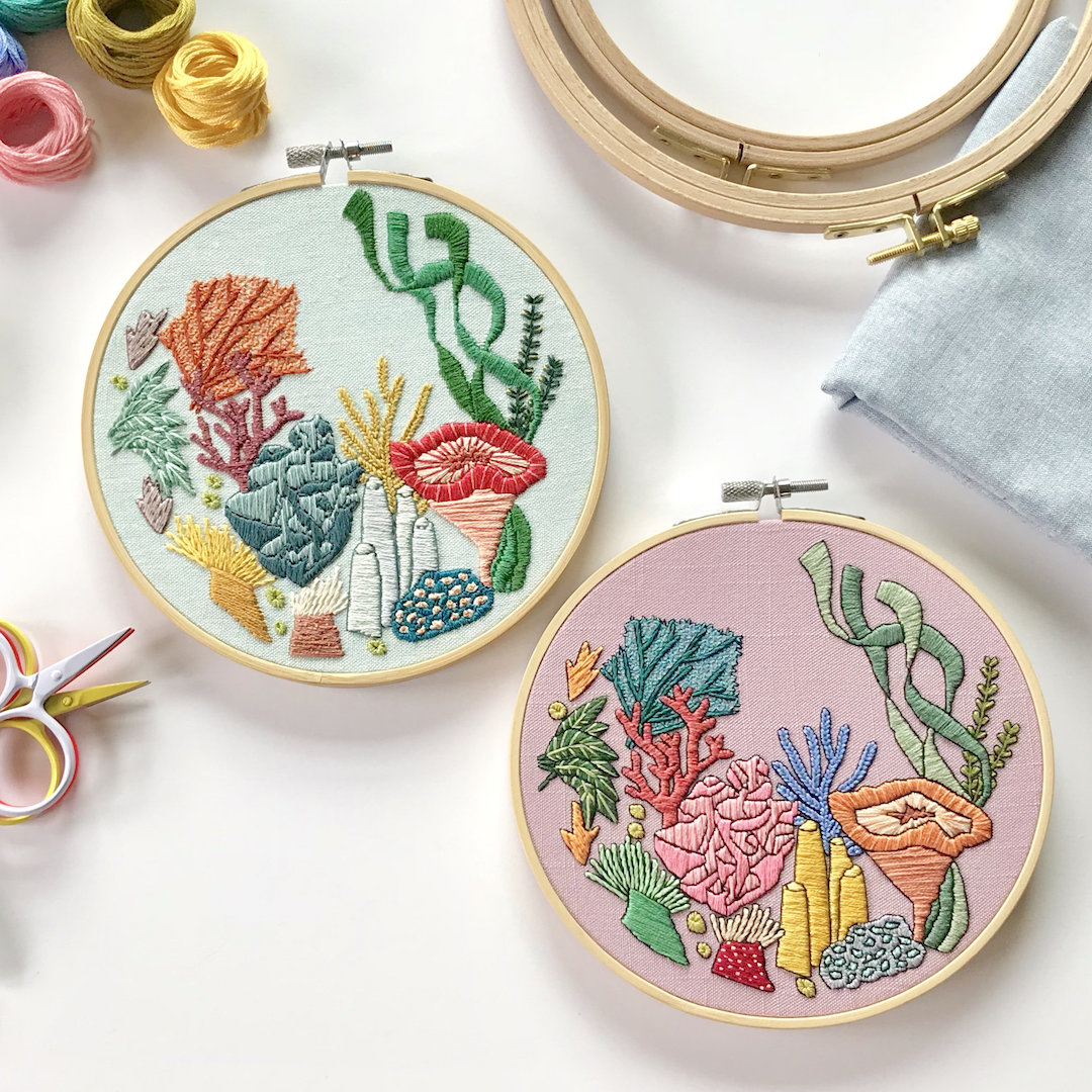 Hand stitch embroidery patterns