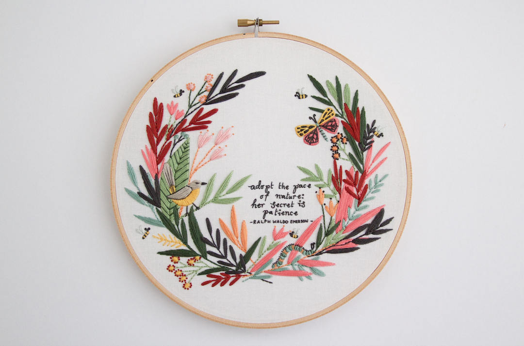Modern embroidery patterns