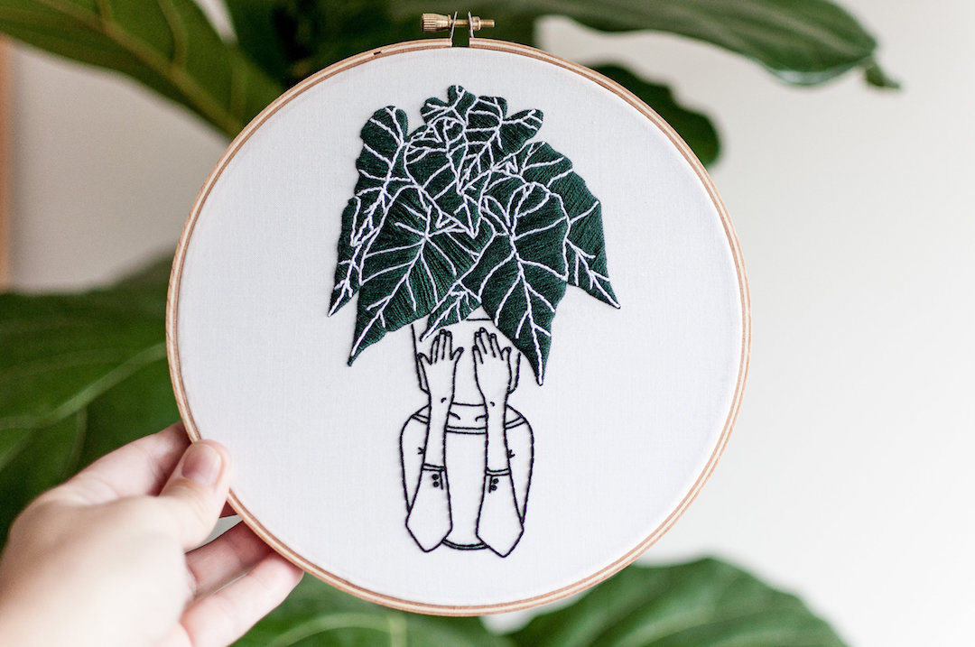 Modern embroidery patterns