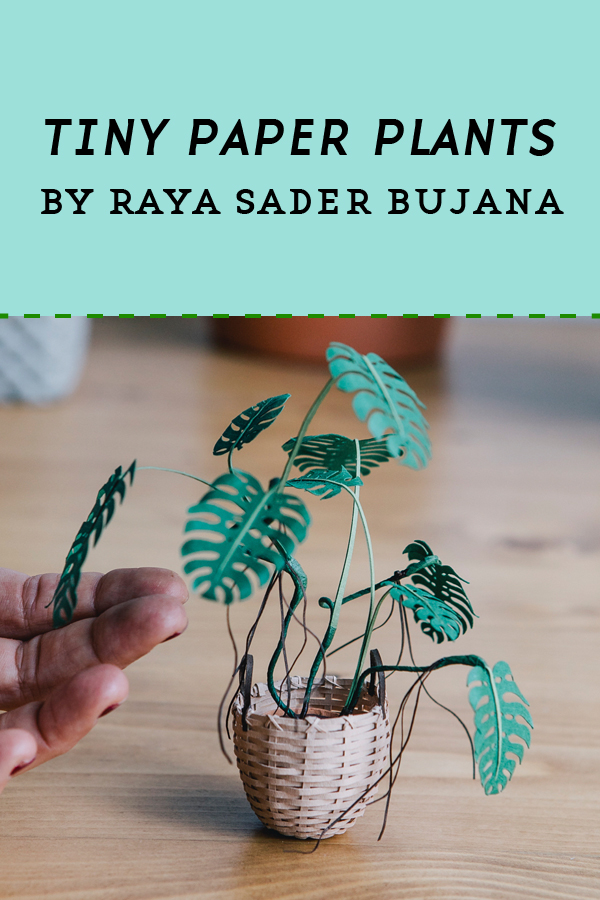 Paper plants by Raya Sader Bujana