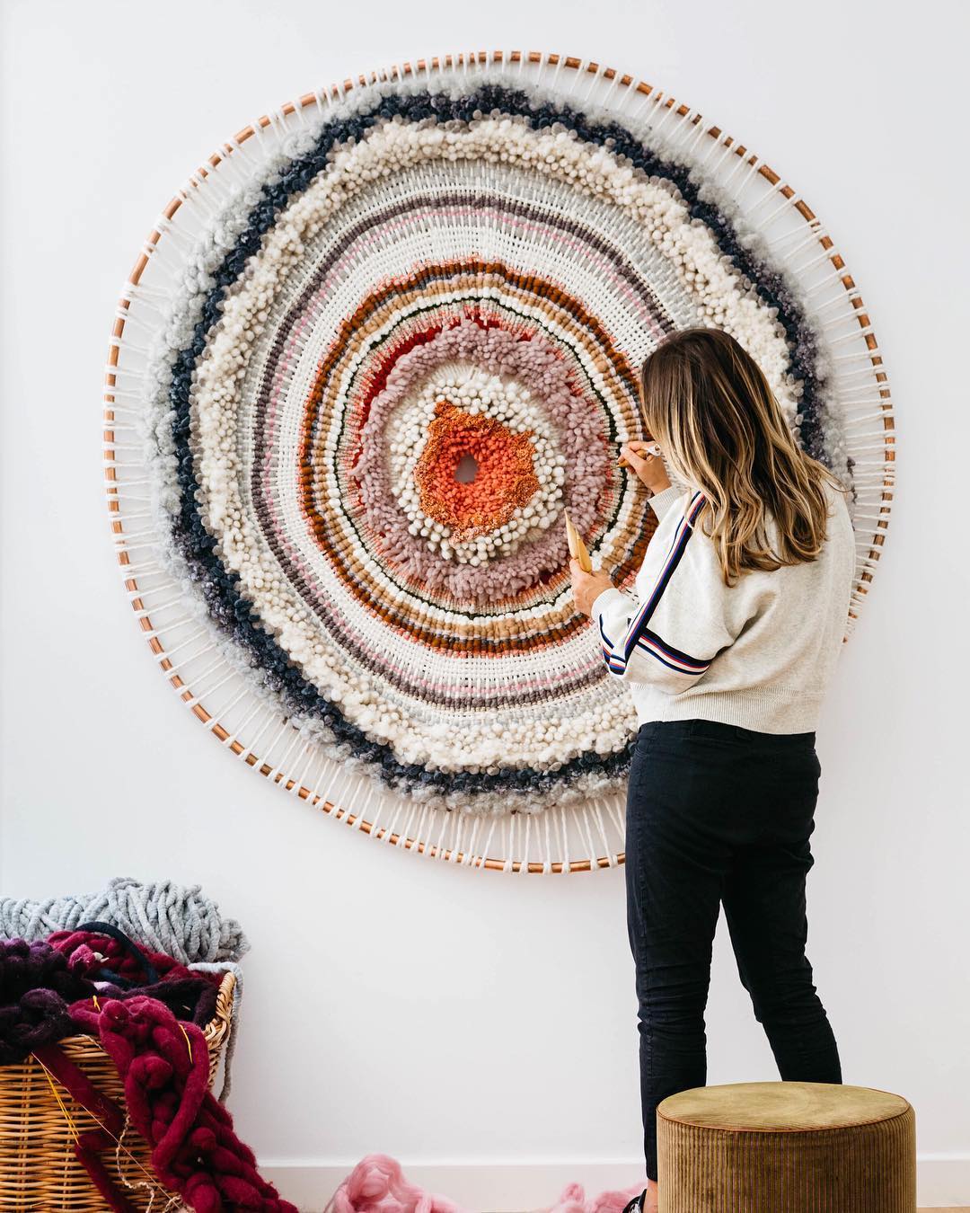 Textile art by Tammy Kanat