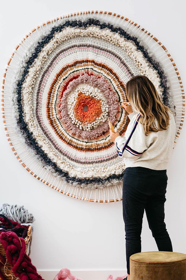 Textile art by Tammy Kanat