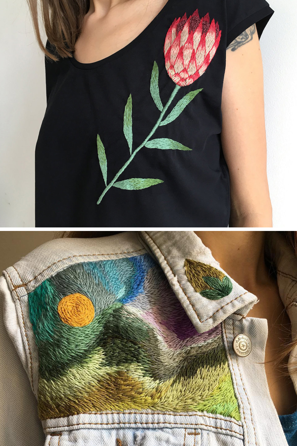 Embroidered clothing by Damaja Handmade