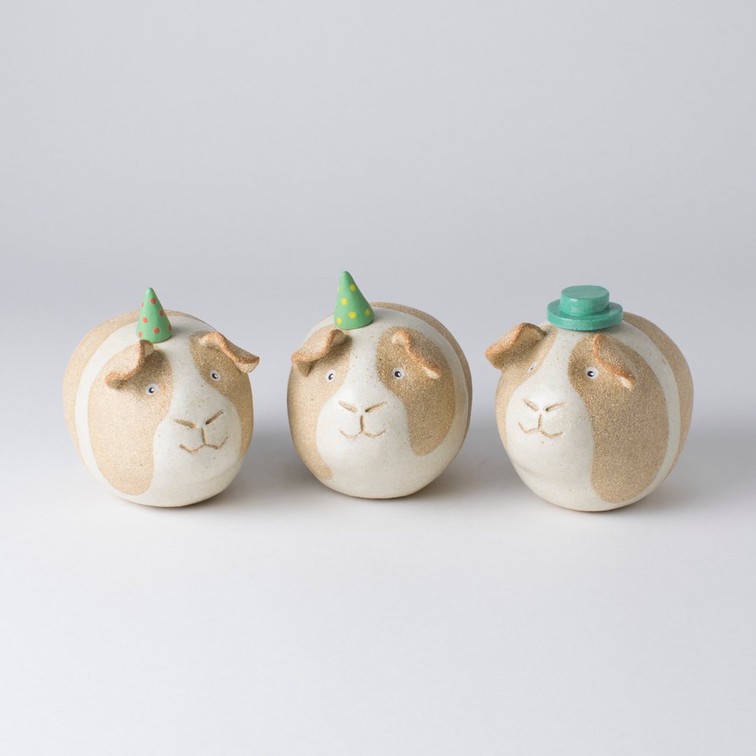 Ceramic creatures by Helen Hodson