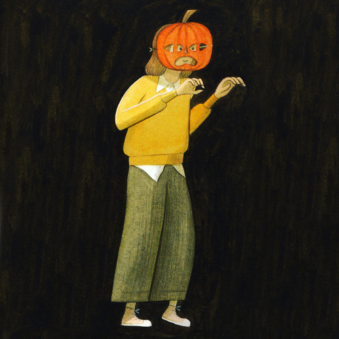 Halloween illustration by Eleni Kalorkoti