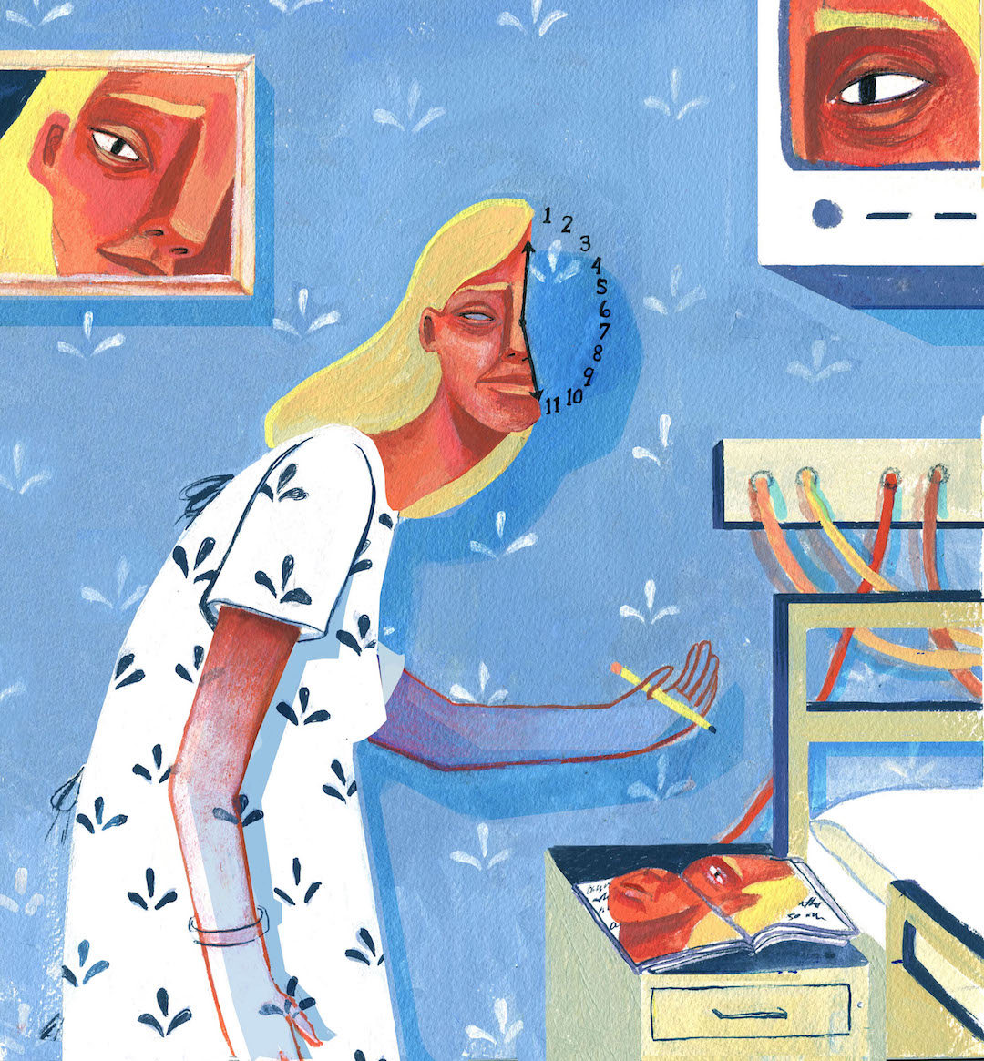 Editorial illustrations by Hannah Perry