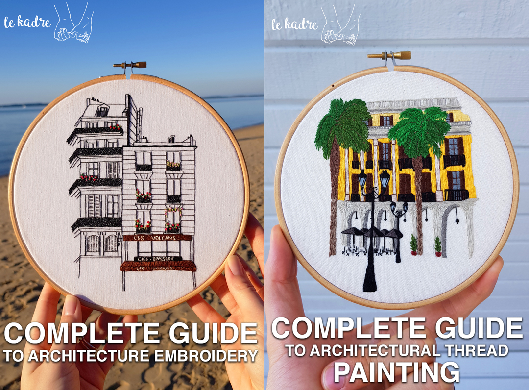 Hand embroidery classes by Le Kadre