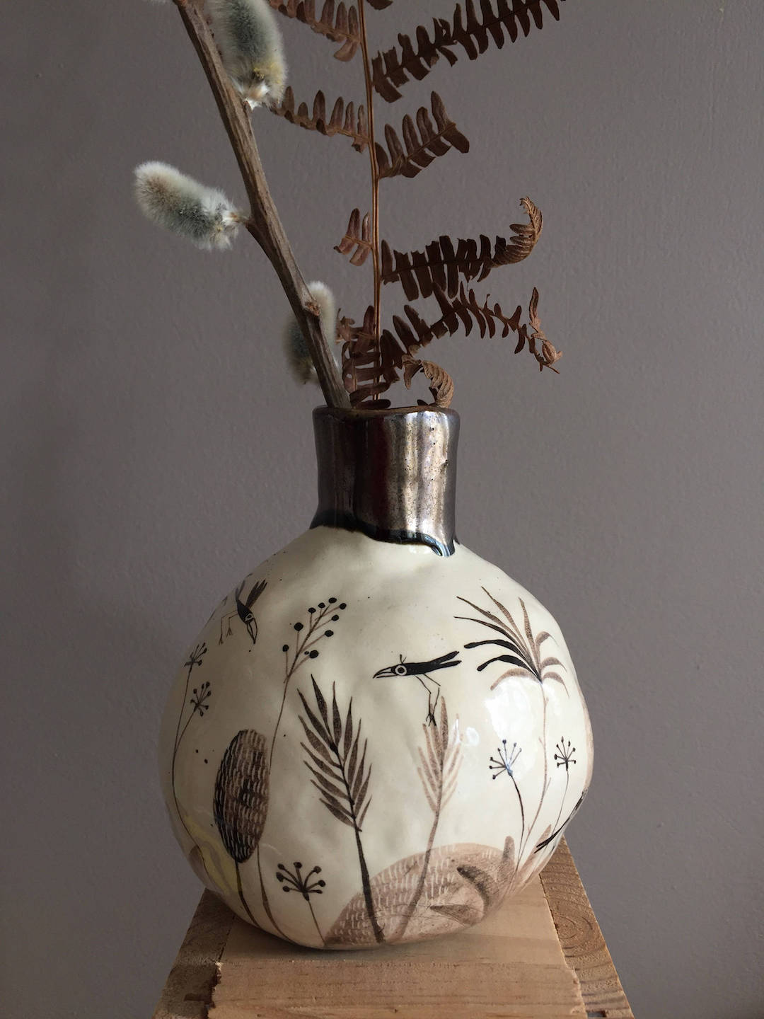 Handcrafted vase